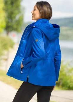 Funktionsjacke mit abnehmbarer Kapuze