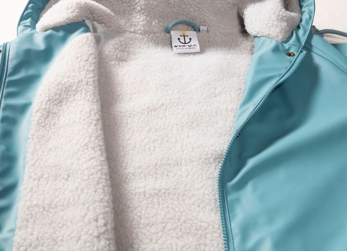 Funktionsjacke mit Teddyfutter