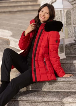 Funktionsjacke mit umschlagbaren Ärmeln