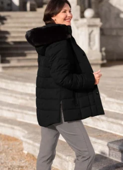 Funktionsjacke mit umschlagbaren Ärmeln