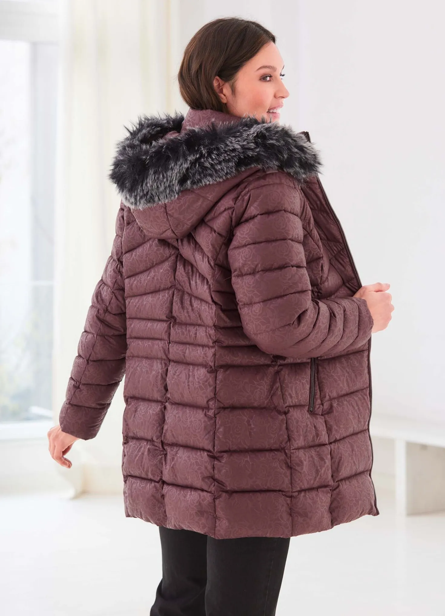 Funktionsjacke mit 2-Wege-Reißverschluss