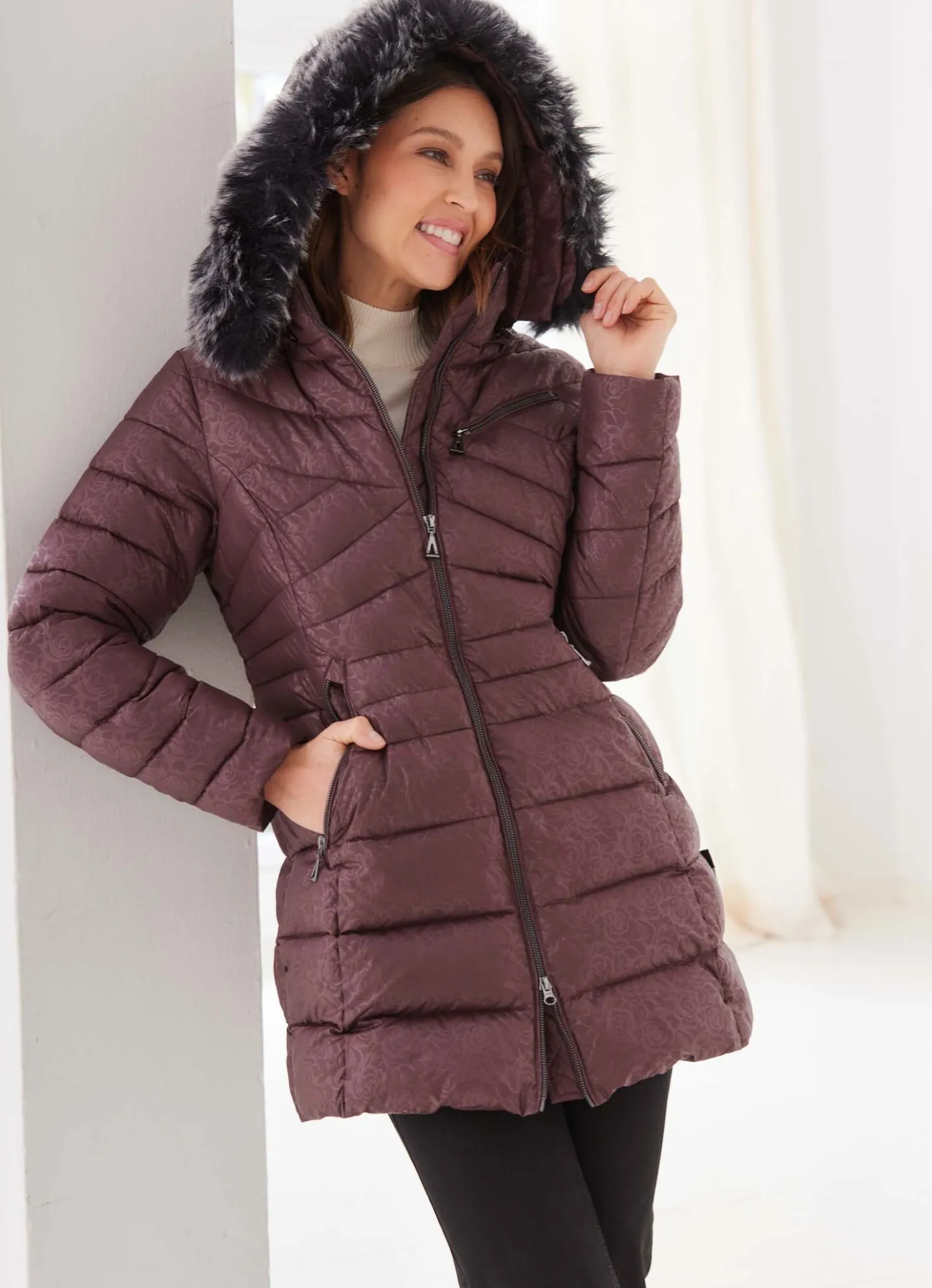 Funktionsjacke mit 2-Wege-Reißverschluss