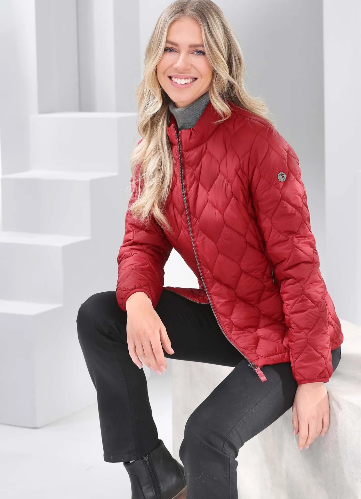 Funktionsjacke mit Zwiebelstepp