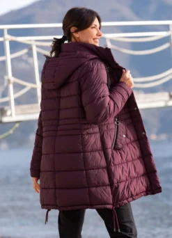 Funktions-Longjacke mit abnehmbarer Kapuze