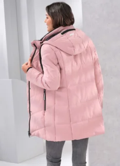 Funktions-Longjacke mit 2-Wege-Reißverschluss