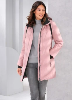 Funktions-Longjacke mit 2-Wege-Reißverschluss