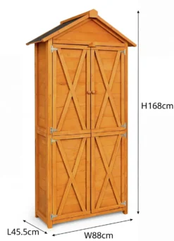 Gartenschrank aus Tannenholz