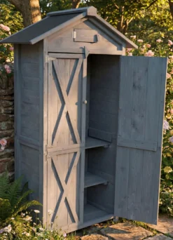 Gartenschrank aus Tannenholz