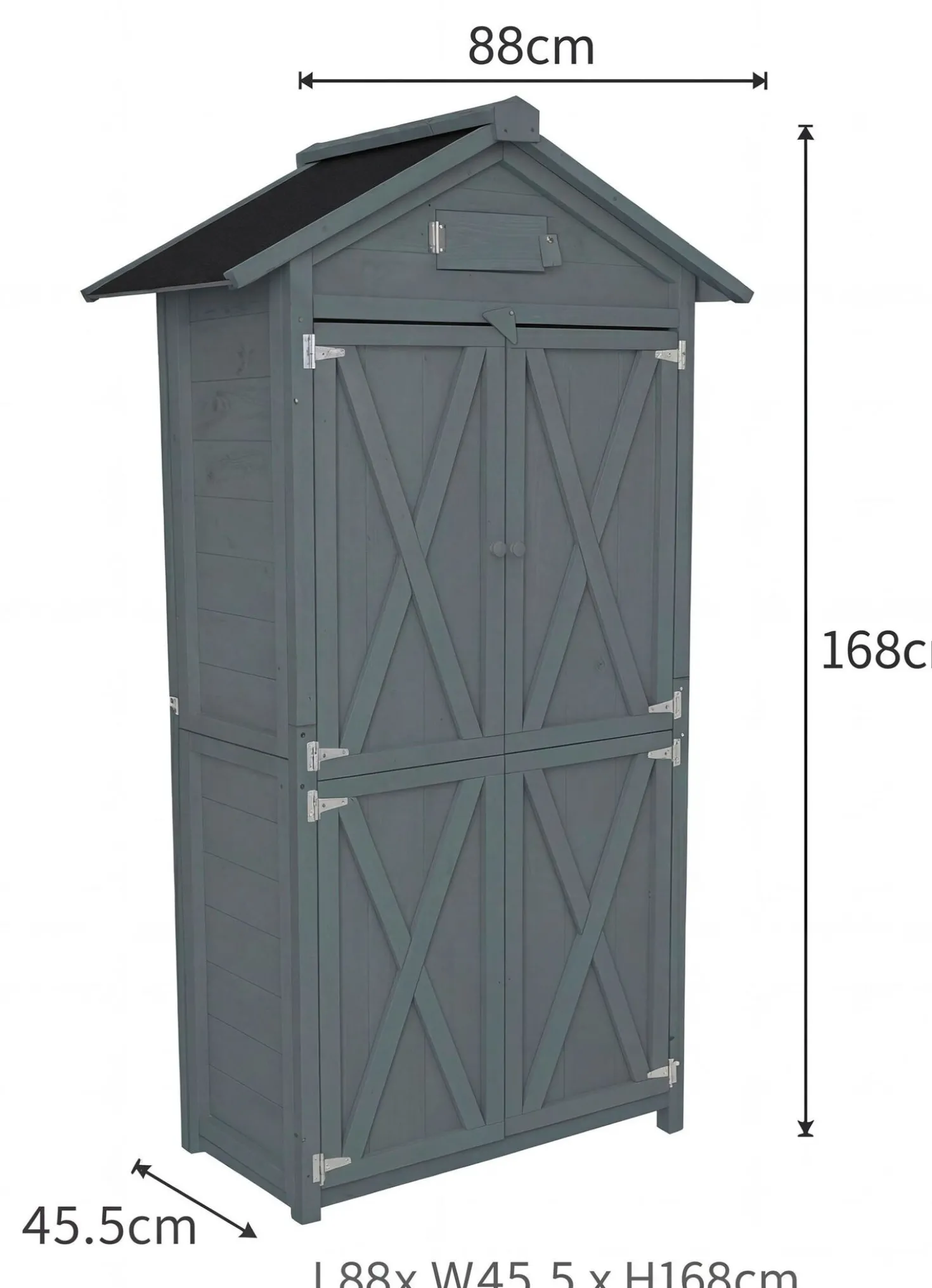 Gartenschrank aus Tannenholz