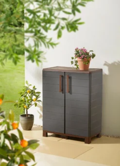 Gartenschrank „Portofino Night“, 2-türig
