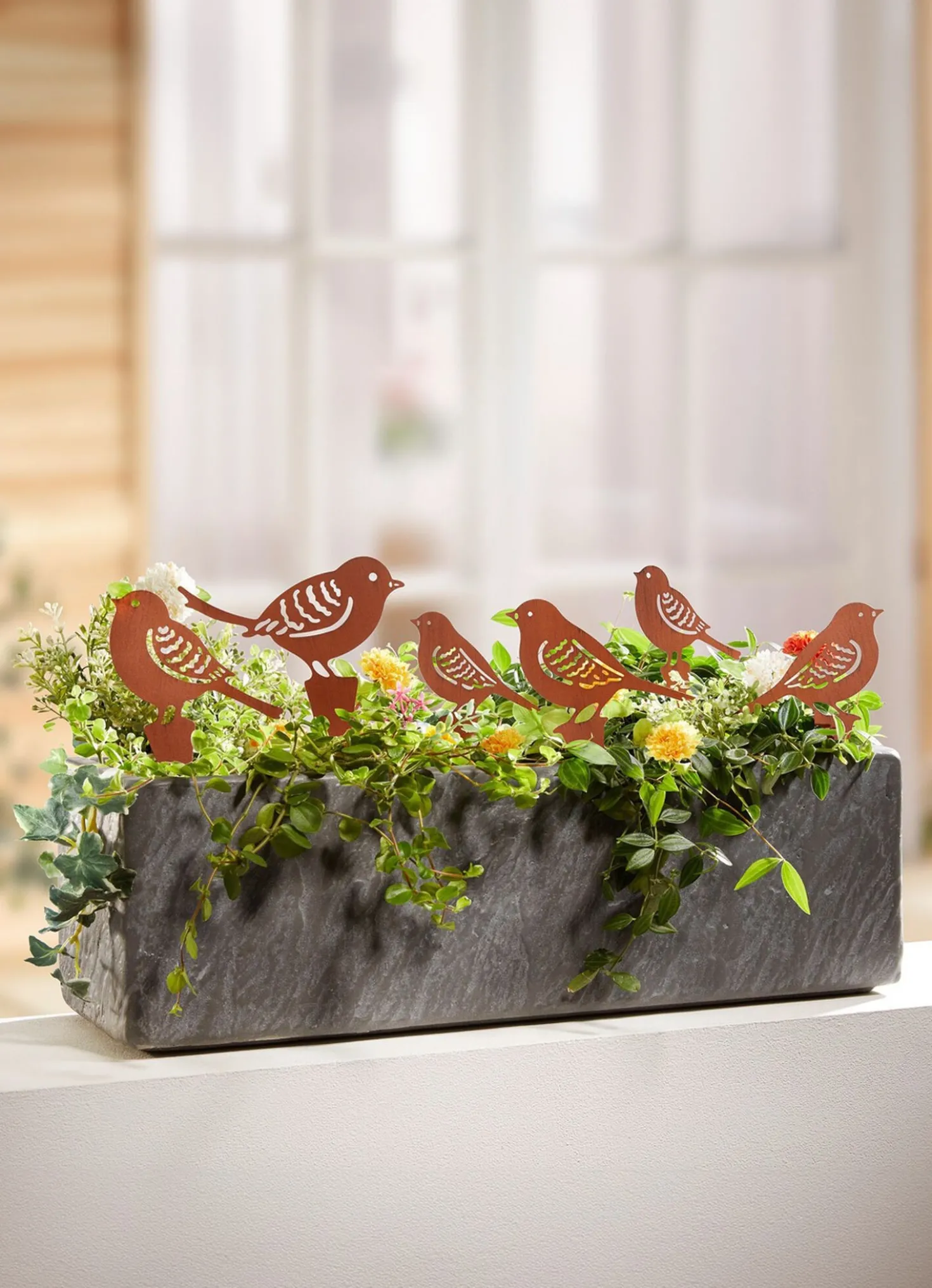 Gartenstecker "Vögel", 6-teilig