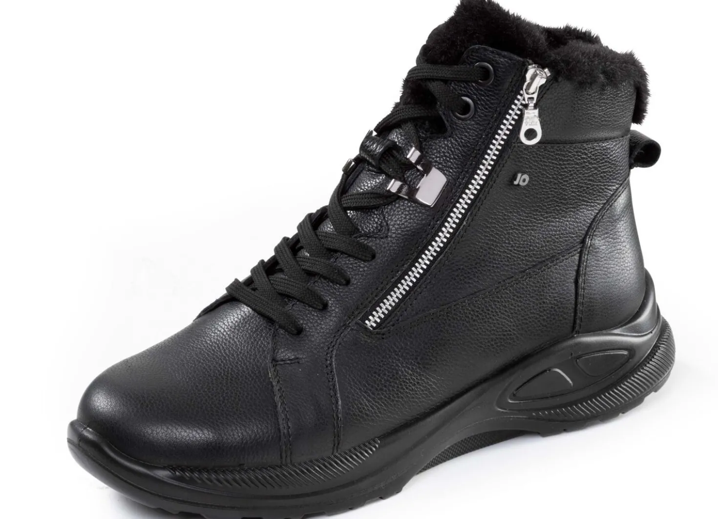 Gefütterte Damen-Boots, Winterschuhe, Weite K, mit Lammfell
