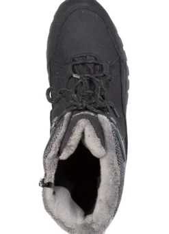 Gefütterte Damen-Stiefel, Winterschuhe, mit Schnürung
