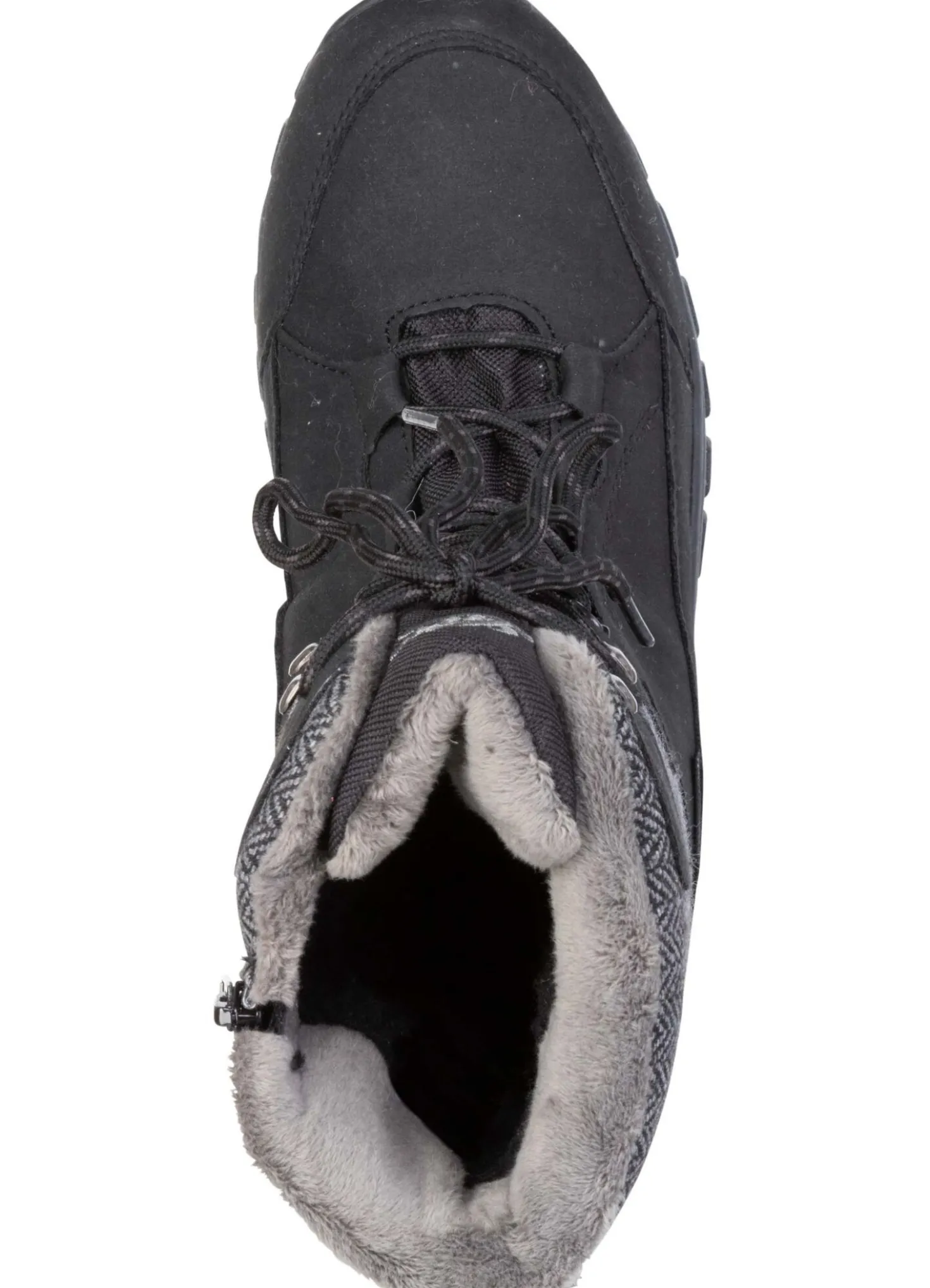 Gefütterte Damen-Stiefel, Winterschuhe, mit Schnürung