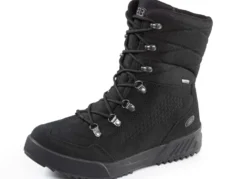 Gefütterte Damen-Stiefel, Winterschuhe, mit herausnehmbarem Fußbett