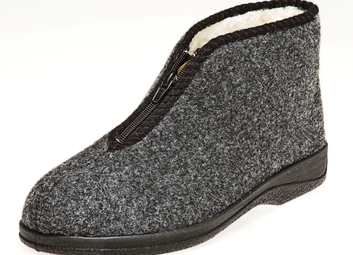 Gefütterte Herren-Stiefeletten, mit Schurwolle