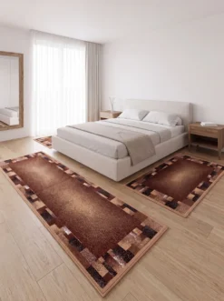 Gekettelte Velours-Brücken, -Teppiche und -Bettumrandung