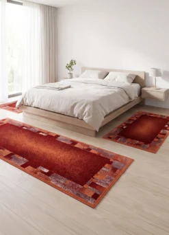 Gekettelte Velours-Brücken, -Teppiche und -Bettumrandung