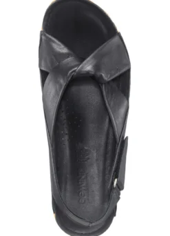 Gemini, bequeme Damen-Sandalen, Weite G, mit Gummizug