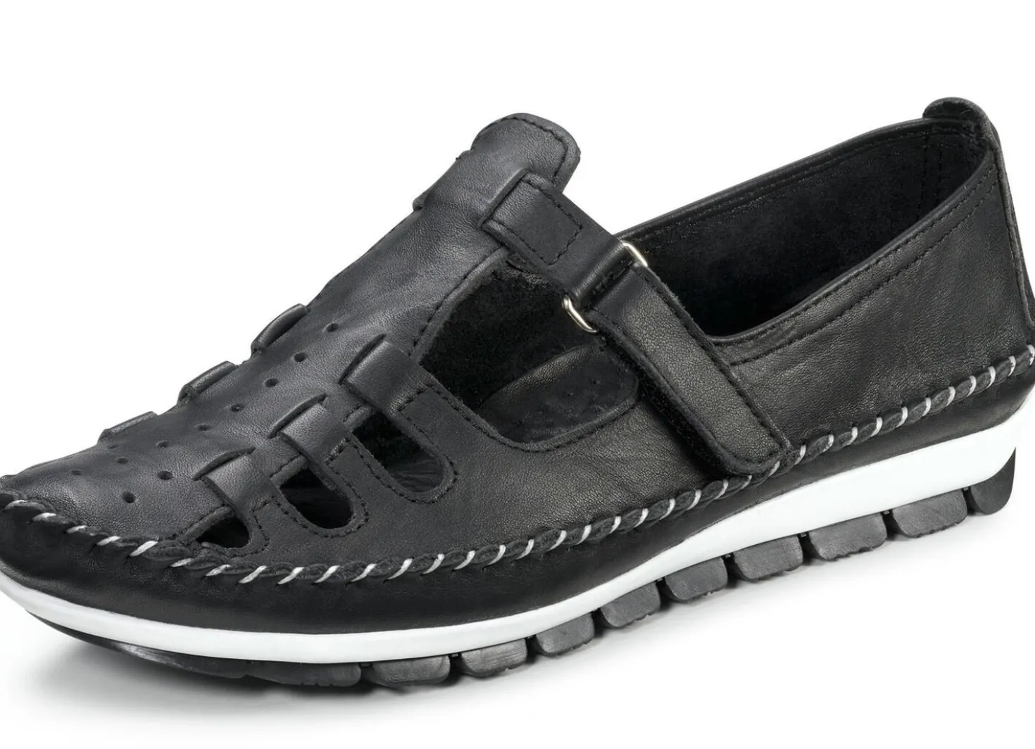 Gemini, klassische Damen-Slipper, Weite G, mit herausnehmbarem Fußbett