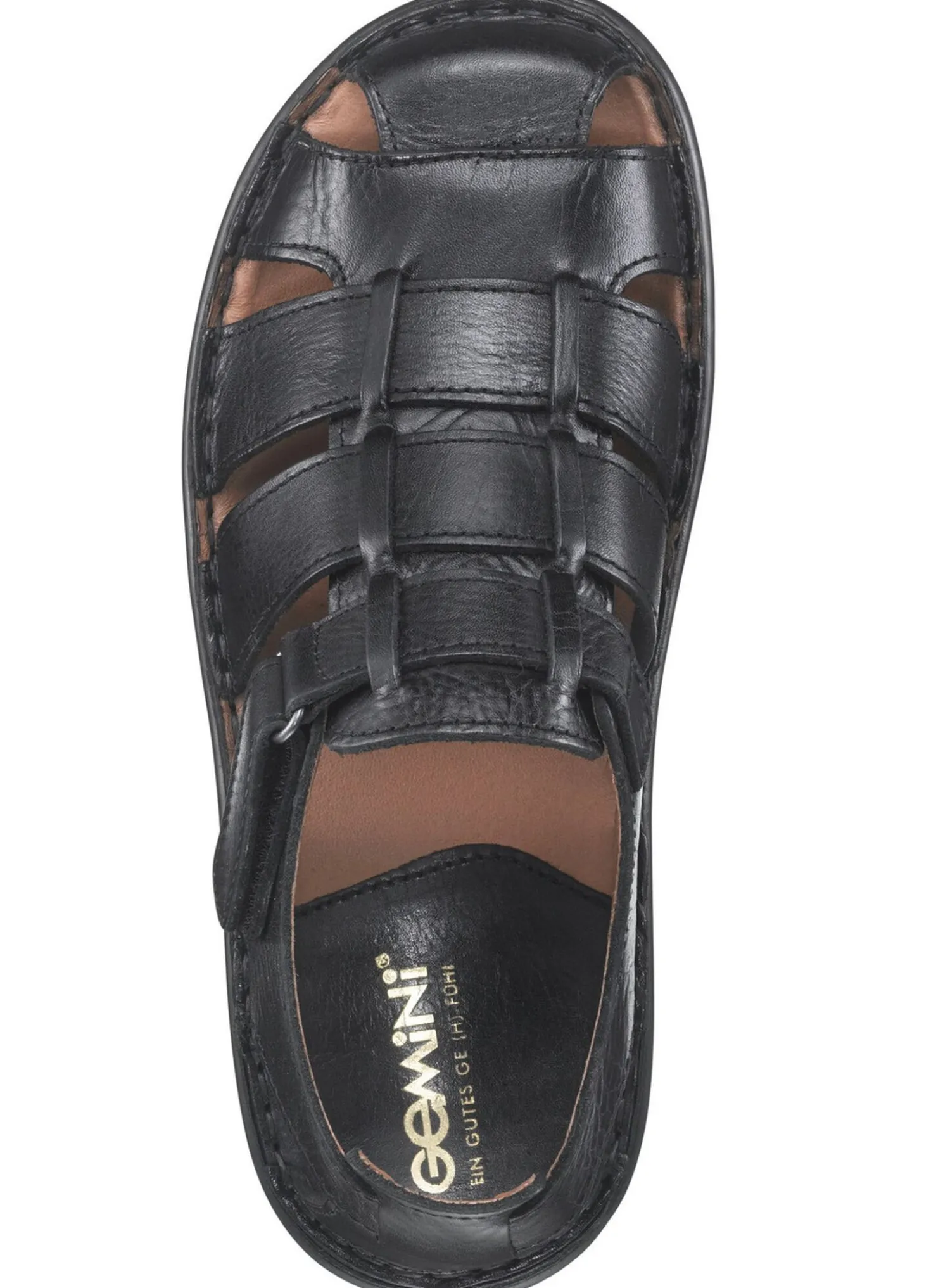 Gemini, klassische Herren-Sandalen, mit Klettverschluss