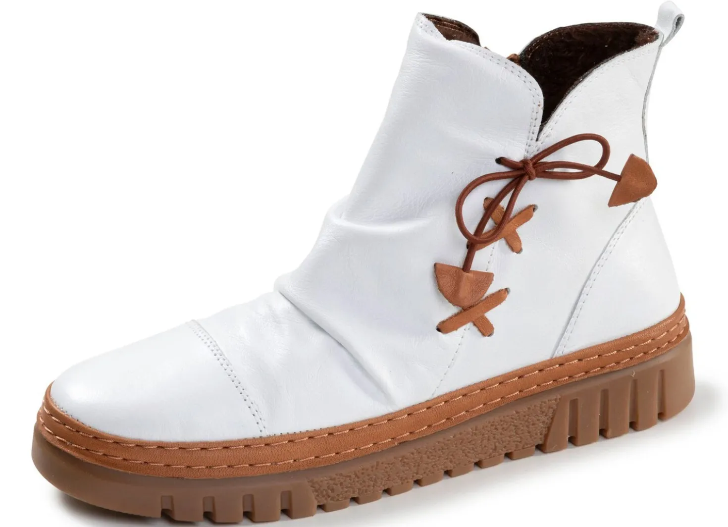 Gemini, modische Damen-Boots, Weite G, Winterschuhe, mit herausnehmbarem Fußbett