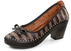 Gemini, modische Damen-Pumps, Weite G, aus Leder