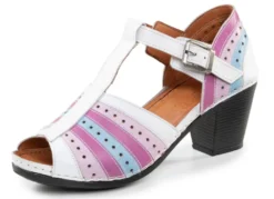 Gemini, modische Damen-Sandaletten, Weite G, mit Gummizug