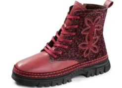 Gemini, modische Damen-Stiefeletten, Winterschuhe, Weite G, mit herausnehmbarem Fußbett