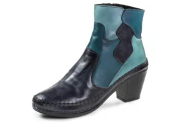 Gemini, modische Damen-Stiefeletten, Winterschuhe, Weite G, mit Reißverschluss