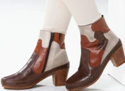 Gemini, modische Damen-Stiefeletten, Winterschuhe, Weite G, mit Reißverschluss