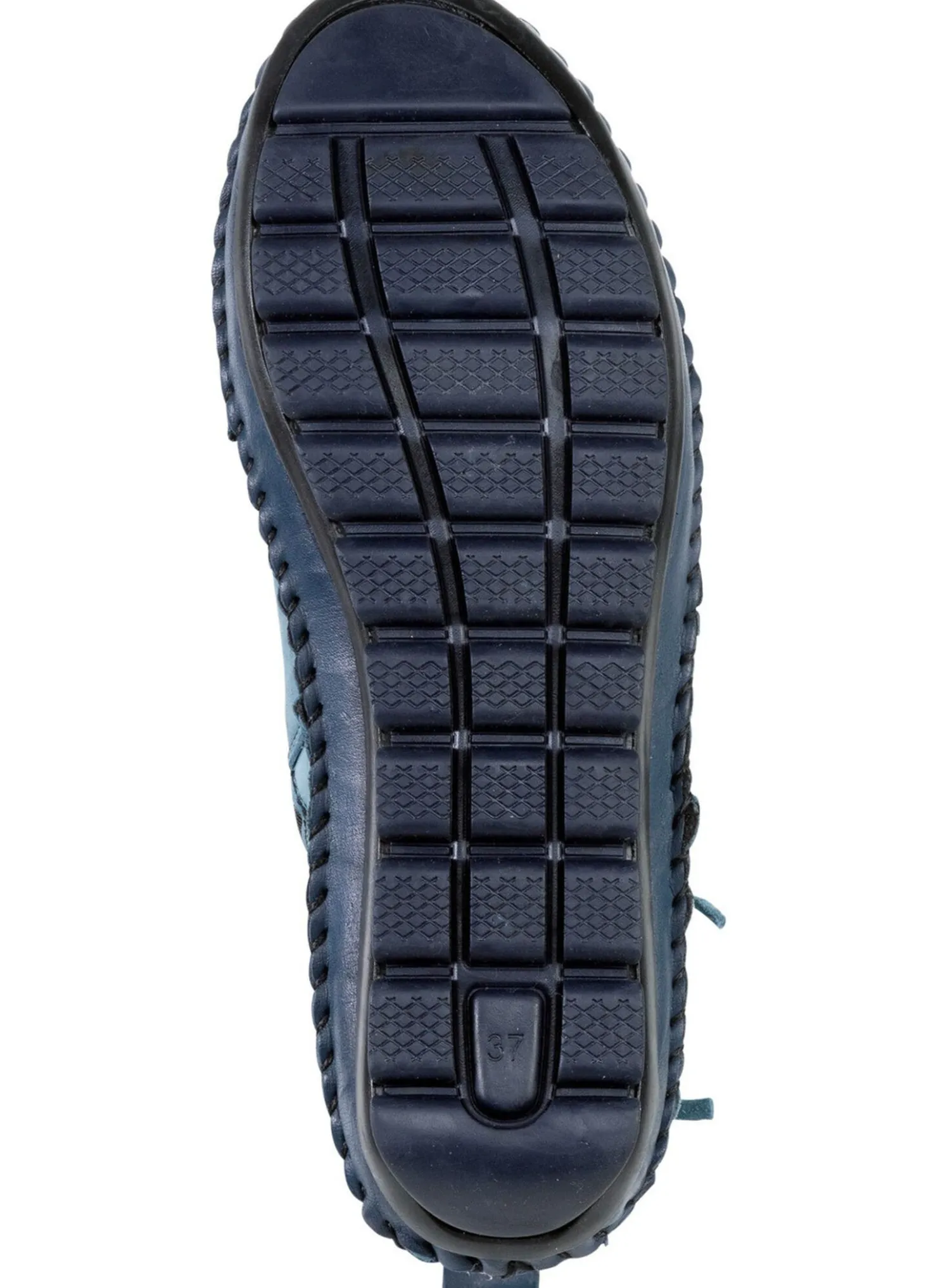 Gemini Mokassin-Stiefelette mit Knitter-Struktur