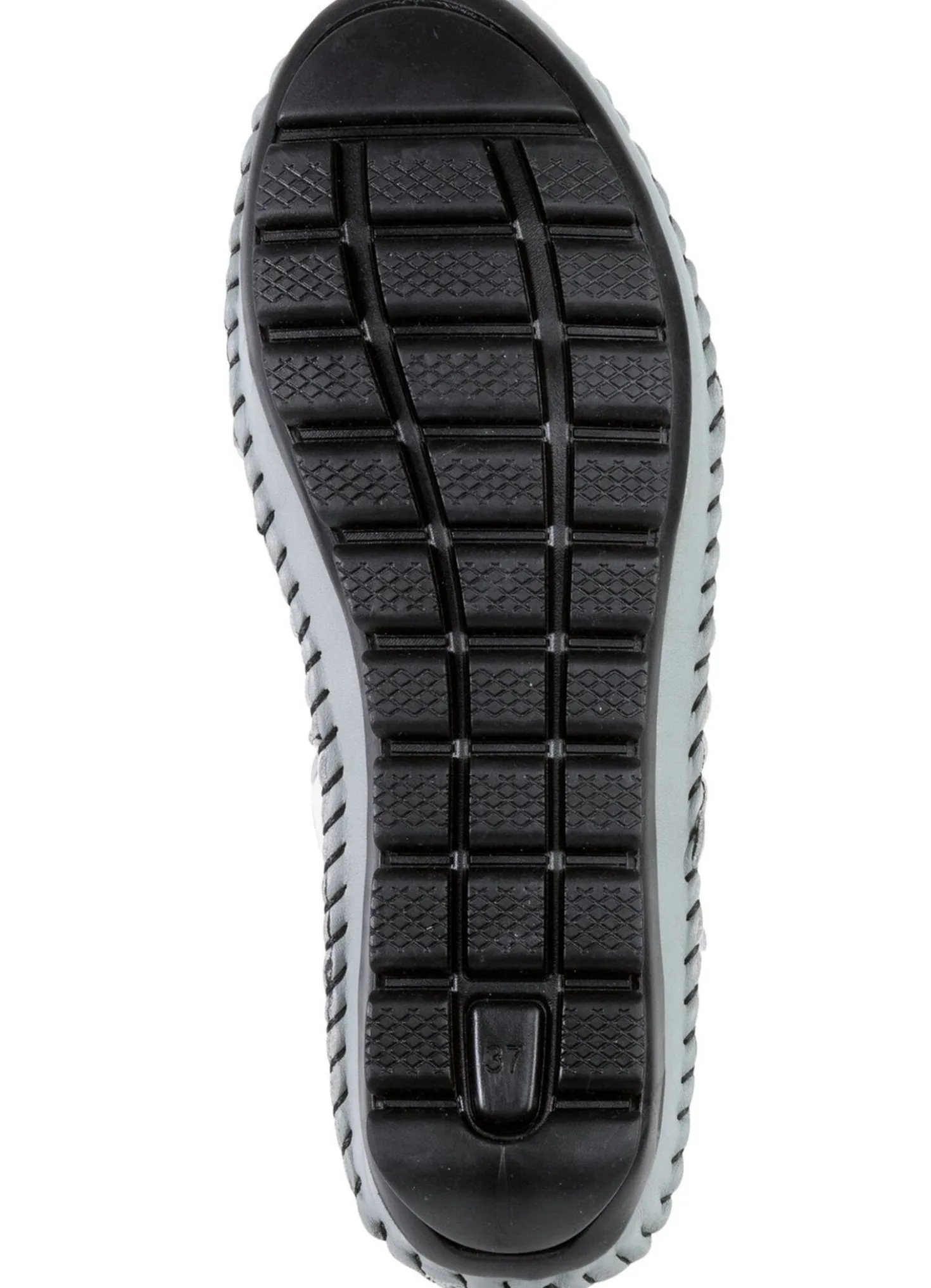 Gemini Mokassin-Stiefelette mit Knitter-Struktur