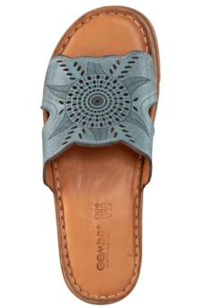 Gemini Pantolette aus Nappaleder mit Perforation
