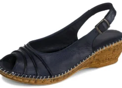 Gemini, schicke Damen-Sandaletten, Weite G, mit Gummizug