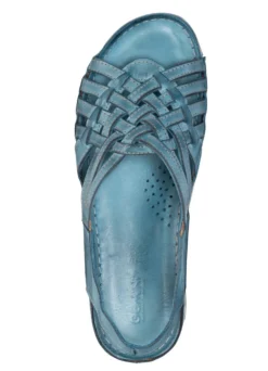 Gemini, schicke Damen-Sandalen, Weite G, mit Gummizug
