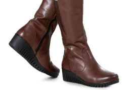 Gemini, schicke Damen-Stiefel, Weite G, mit herausnehmbarem Fußbett