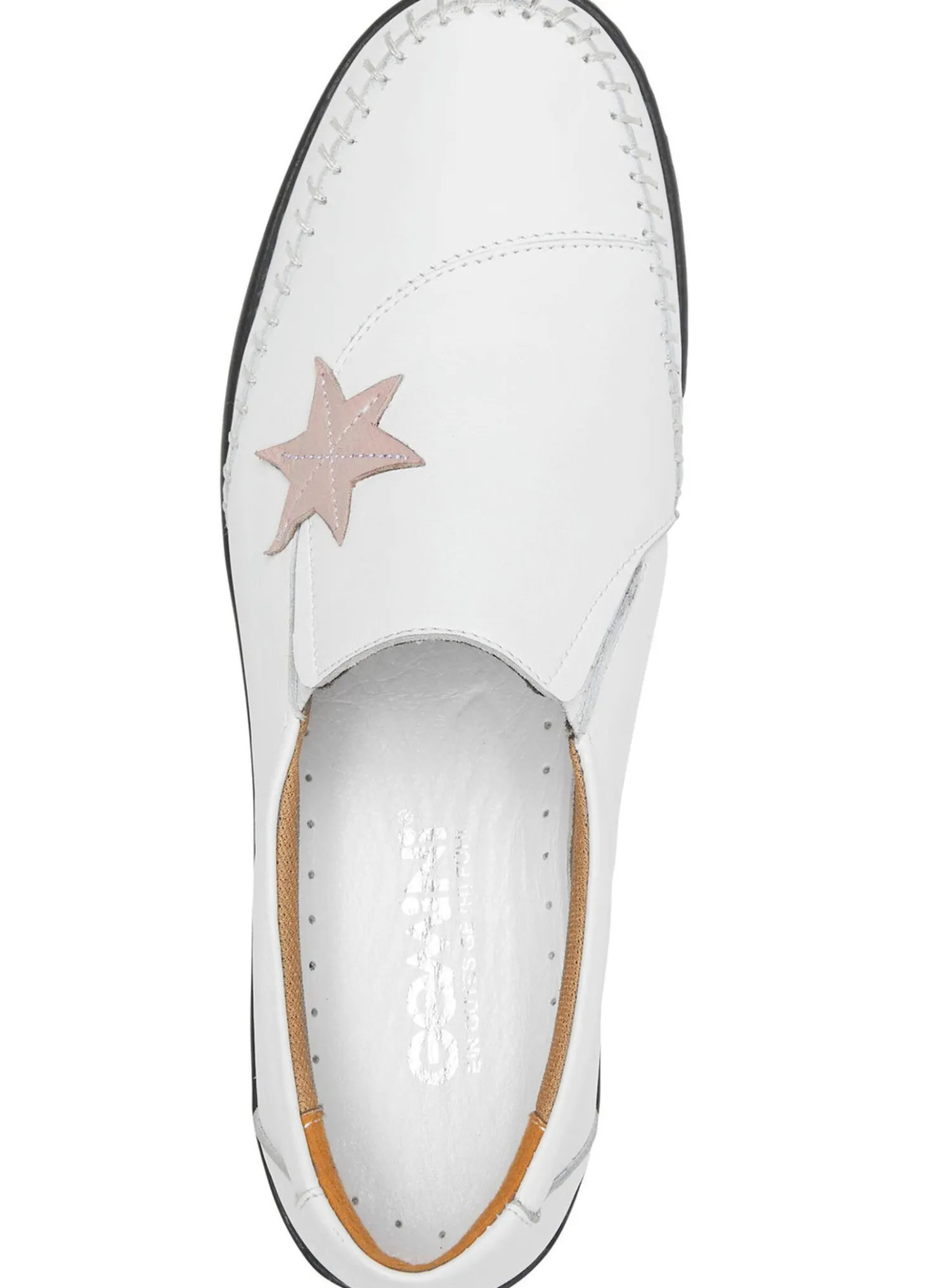 Gemini Slipper mit Leder-Applikation