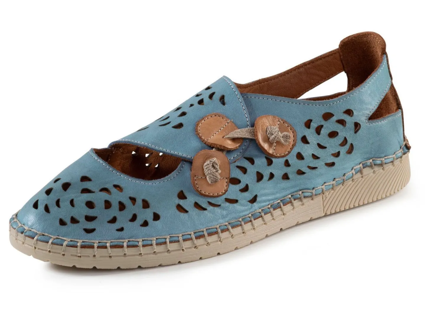 Gemini Slipper mit luftigen Durchbrüchen
