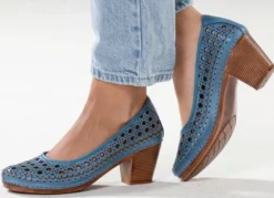 Gemini, sommerliche Damen-Pumps, Weite G, aus Leder