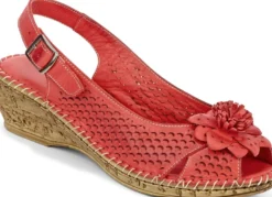 Gemini, sommerliche Damen-Sandaletten, Weite G, mit Gummizug
