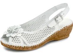 Gemini, sommerliche Damen-Sandaletten, Weite G, mit Gummizug