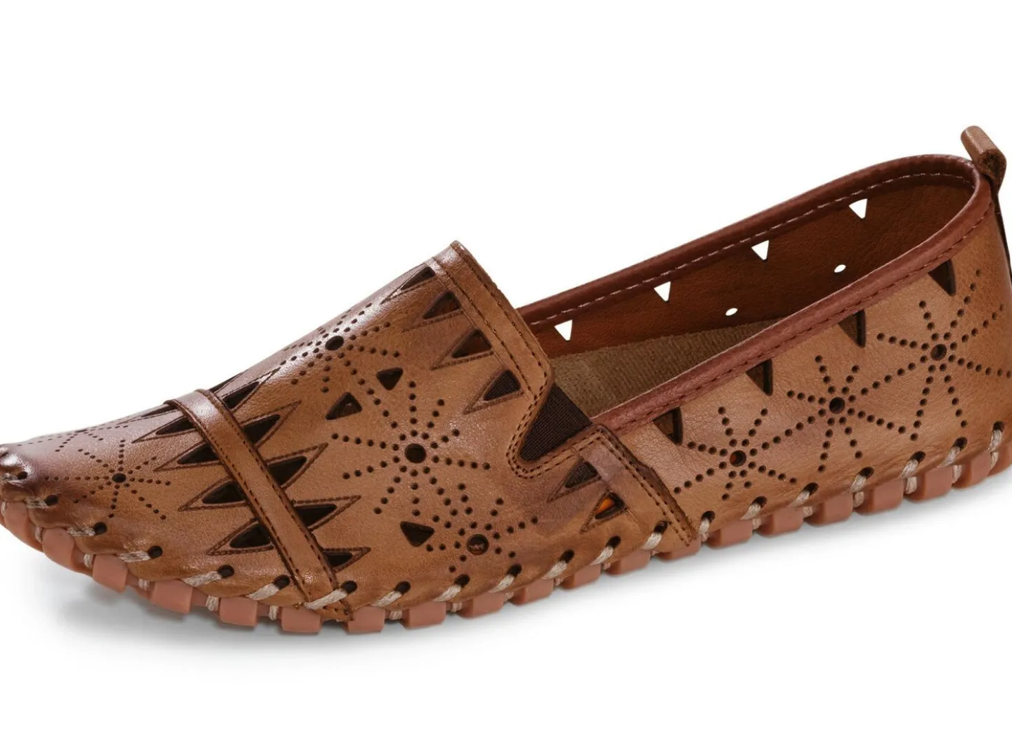 Gemini, sommerliche Damen-Slipper, Weite G, mit herausnehmbarem Fußbett