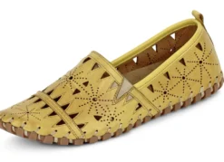 Gemini, sommerliche Damen-Slipper, Weite G, mit herausnehmbarem Fußbett