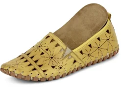 Gemini, sommerliche Damen-Slipper, Weite G, mit herausnehmbarem Fußbett