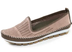 Gemini, sommerliche Damen-Slipper, Weite G, mit herausnehmbarem Fußbett