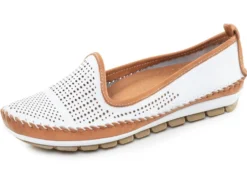 Gemini, sommerliche Damen-Slipper, Weite G, mit herausnehmbarem Fußbett