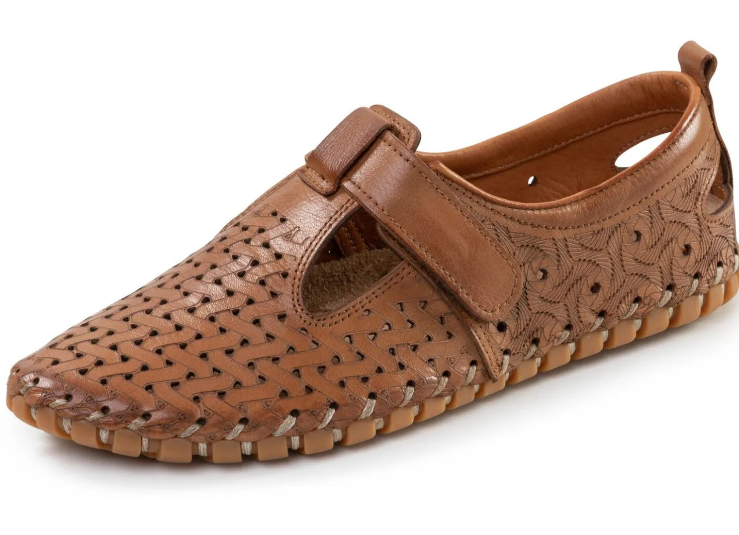 Gemini, sommerliche Damen-Slipper, Weite G, mit herausnehmbarem Fußbett
