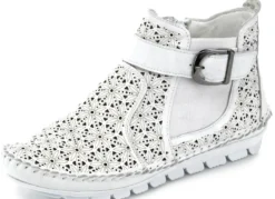 Gemini, sommerliche Damen-Stiefeletten, Weite G, mit herausnehmbarem Fußbett