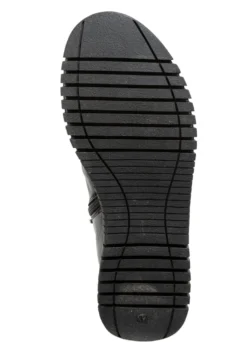 Gemini Stiefelette mit Raffung und dekorativen Knöpfen